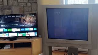 CRT vs smart TV [upl. by Adelaide]