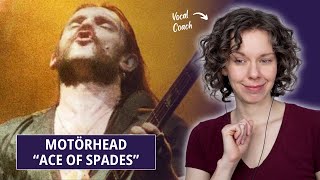 Firsttime listen to Motörhead Vocal Analysis and Review featuring quotAce of Spadesquot [upl. by Ierna]