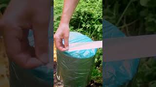 Survival Skills  Creating a Bucket Using Duct Tape camping survival bushcraft lifehack [upl. by Falda659]