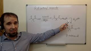 252vid32 betadicarbonyls and decarboxylation [upl. by Odnomyar]