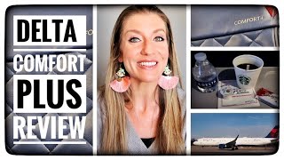 DELTA COMFORT REVIEW  What is Comfort Plus amp is it worth the extra money  My Comfort Experience [upl. by Cirala955]