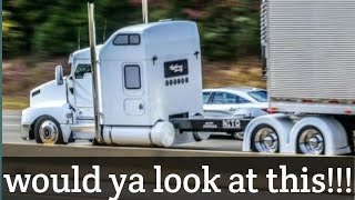 Suicide doors on a Kenworth Crazy custom truck [upl. by Enyalb790]