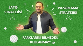 Satış ve Pazarlama Arasındaki Farklar 2021 Stratejileri [upl. by Kwarteng17]