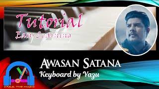 Awasan Satana අවසන් සටන  Sanuka  SLOW Tutorial [upl. by Enawd]