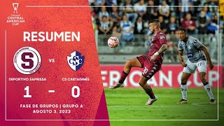 Saprissa v Cartaginés  2023 Copa Centroamericana [upl. by Brace]