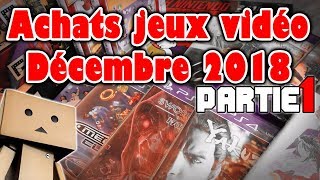 Achats jeux vidéo décembre 2018 partie 1  retrogaming en videgrenier et un concours [upl. by Ymmas]