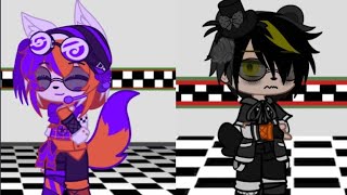 She looks just like a dream  🐻🖤Yennbit💜🧡🦊  Gacha Club FNAF [upl. by Ademordna955]