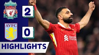 Liverpool Dominate 🔥 Salah Shines Again amp Van Dijk Locks Down Aston Villa [upl. by Kire]