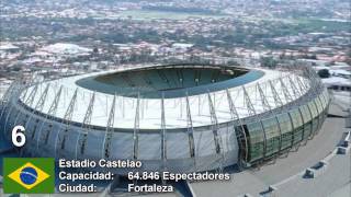 Top 10 Estadios Sudamericanos [upl. by Ballman]