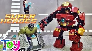 Decool 헐크 버스터 스매시 중국 레고 짝퉁 76031 조립 리뷰 Lego knockoff The Hulk Buster Smash [upl. by Irene]