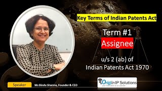 What is an Assignee Term 01  Key Terms of Patents Act keytermsofpatentsact assignee [upl. by Till]