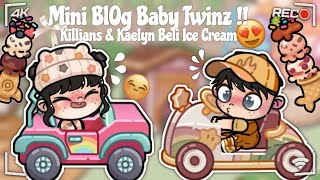 DRAMA AVATAR WORLD  MINI BLOG BABY TWINS  KILLIANS amp KAELYN BELI ICE CREAM [upl. by Allerym]