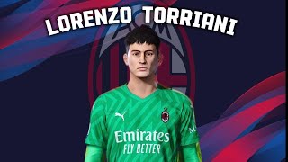 Lorenzo Torriani🇮🇹 AC Milan How to create in Pes 2021 [upl. by Aimas]