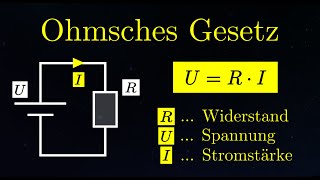 Das Ohmsche Gesetz EINFACH erklärt  Elektrischer Strom 5 von 10 [upl. by Nylzaj39]