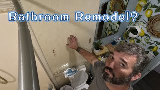 BUDGET FRIENDLY MINI BATHROOM MAKEOVER  TLC AND NEW FIXTURES VINTAGE 1950S BATHROOM [upl. by Asirralc]