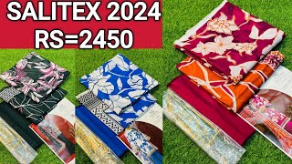 Salitex sana sara 3pcs lawn 2024 in whole sale price [upl. by Yelkrab168]