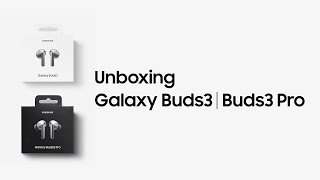 Galaxy Buds3  Buds3 Pro Unboxing  Samsung [upl. by Atinaujnas]