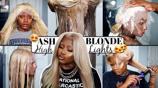 How To ✨Best✨Beige Blonde Hair Tutorial For Brown Skin POC From Scratch  Laurasia Andrea Blonde [upl. by Assenar]