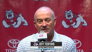 Fresno State Football Jeff Tedford Press Conference 91117 [upl. by Milena274]