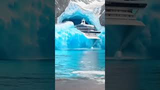 Cruise vs Falling Iceberg A Close Call [upl. by Yrak795]