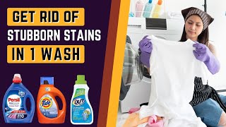 Best Stain Remover Detergent  Get Rid of Stubborn Stains in One Wash [upl. by Garin407]