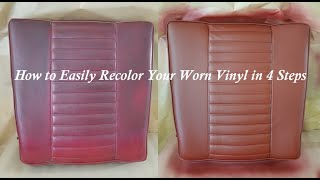 How to Recolor Your Vinyl in 4 Steps [upl. by Aryam]