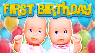 Barbie  The Twins First Birthday  Ep47 [upl. by Aoket620]