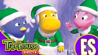 Los Backyardigans  Los duendes de acción salvan la noche buena 🎄 [upl. by Ahsakat]