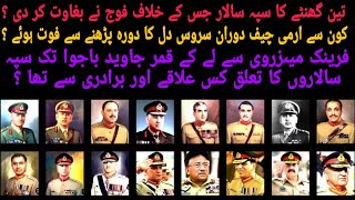 Army Cheifs of Pakistan from 1947 to 2022 Surprising Facts Castes and ResidencesMesservy to Bajwa [upl. by Ajiam138]