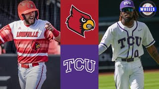 14 Louisville v 10 TCU Great Game  Shriners College Classic  2023 College Baseball Highlights [upl. by Laertnom299]