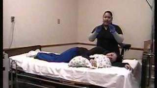 RT Chest Physiotherapy Demonstration [upl. by Enilatan]