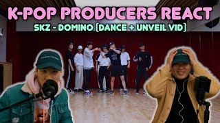 Musicians react amp review ♡ SKZ  DOMINO [upl. by Nidnarb]