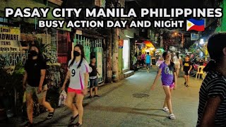 Non Stop Action in Manila philippines Pasay City Day And Night [upl. by Vieva723]