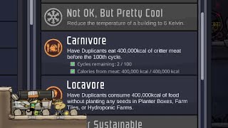 Oxygen Not Included – Ranching Hatches for Carnivore also Locavore and Super Sustainable [upl. by Arinaj]