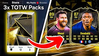 I PACKED 3x TOTW CARDS IN FC 25 😨 FC 25 Ultimate Team [upl. by Isidro]