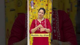 One Two Buckle my shoe 👞 ytshorts youtubeshorts creativelearners englishsongs kidssong [upl. by Saylor]