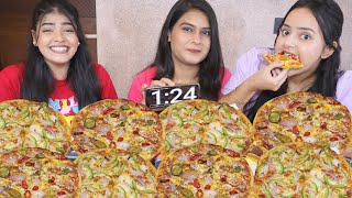 Unlimited Pizza Eating Challenge All Pizza Finished in Minutes  Pizza Competition  Food Challenge [upl. by Chiou]