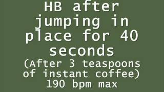 190 bpm after three teaspoons of instant coffee [upl. by Boudreaux401]