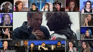 Captain America vs The Winter Soldier  Reaction Mashup [upl. by Shornick]