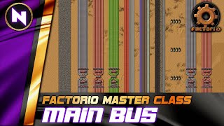 Order Your Base with the MAIN BUS  Factorio 018 TutorialGuideHowto [upl. by Aierb]