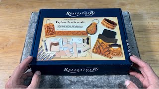 Introduction To Leatherwork With The Explore Leathercraft Kit [upl. by Poirer667]