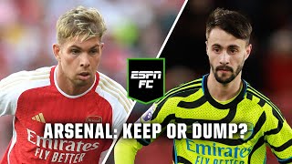 Arsenal Keep or dump 🤔 Do Smith Rowe amp Fabio Vieira have Arsenal futures  ESPN FC [upl. by Savinirs]