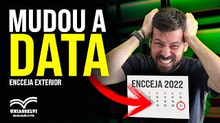 MUDOU A DATA do ENCCEJA Exterior [upl. by Yawnoc]