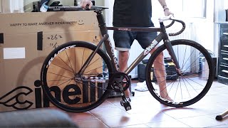 Cinelli Vigorelli 2023 Rainbow Fixed Gear Bike Build [upl. by Rayford62]