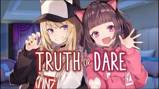 【Nightcore】→ Truth Or Dare  Switching Vocals   Lyrics [upl. by Aicyla748]