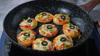 Mini Pizza Recipe  Mini Pan Pizza Recipe  Toasted [upl. by Einttirb651]