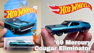 2024 171 69 Mercury Cougar Eliminator  Hot Wheels Mainline [upl. by Heck484]