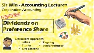 Lecture 14 Dividends on Preference Share Corporation Accounting [upl. by Eednak]