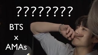 BTS AMAs ENGLISH SPEAKING COMPILATION lowkey crack [upl. by Benedetto]