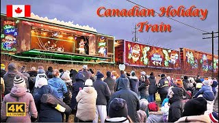 Canadian Pacific Holiday Train Arrived to Canada Today  Canada Christmas Train [upl. by Leelahk]